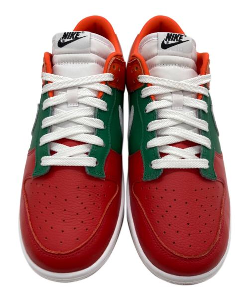 NIKE（ナイキ）NIKE (ナイキ) NIKE DUNK LOW 365 nike by you レッド×グリーン×オレンジ サイズ:US10.5の古着・服飾アイテム