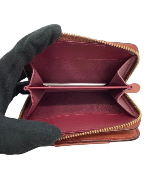 COACH（コーチ）COACH (コーチ) ビルフォールド ウォレット・カラーブロック シグネチャー キャンバス　2つ折り財布 ブラウンの古着・服飾アイテム