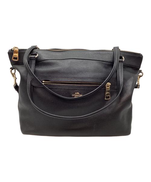 COACH（コーチ）COACH (コーチ) 2WAYトートバッグ ブラックの古着・服飾アイテム