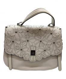 MICHAEL KORS（マイケル・コース）の古着「ハンドバッグ」｜ホワイト×ブラック