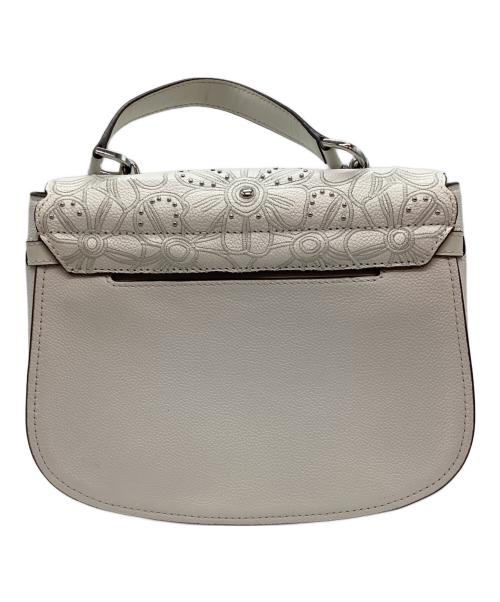 MICHAEL KORS（マイケル・コース）MICHAEL KORS (マイケルコース) ハンドバッグ ホワイト×ブラックの古着・服飾アイテム
