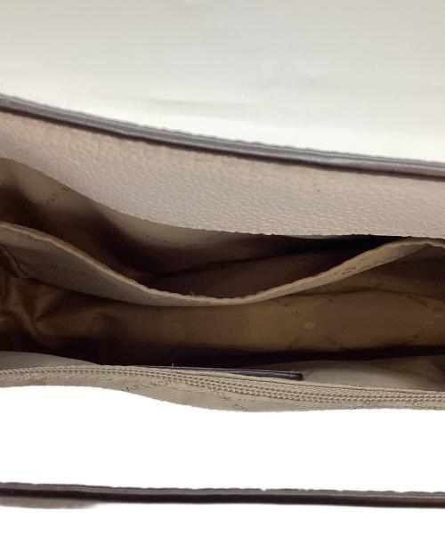 MICHAEL KORS（マイケル・コース）MICHAEL KORS (マイケルコース) ハンドバッグ ホワイト×ブラックの古着・服飾アイテム