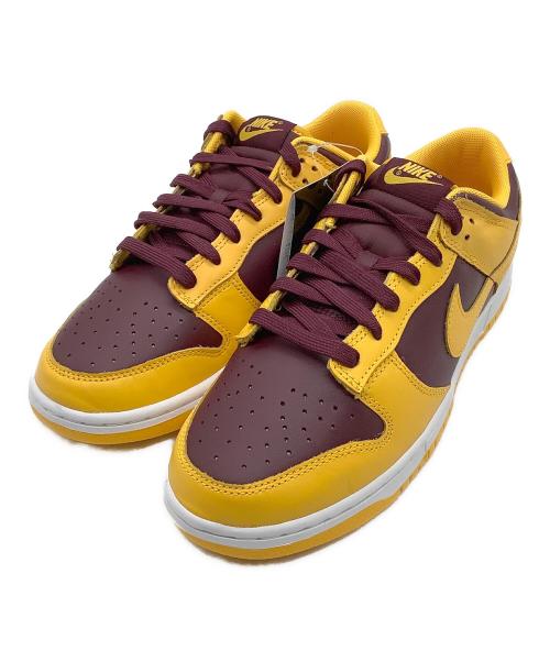 NIKE（ナイキ）NIKE (ナイキ) DUNK LOW RETRO ゴールド/ユニバーシティ ゴールド-ホワイト-ディープ マルーン サイズ:US9 未使用品の古着・服飾アイテム