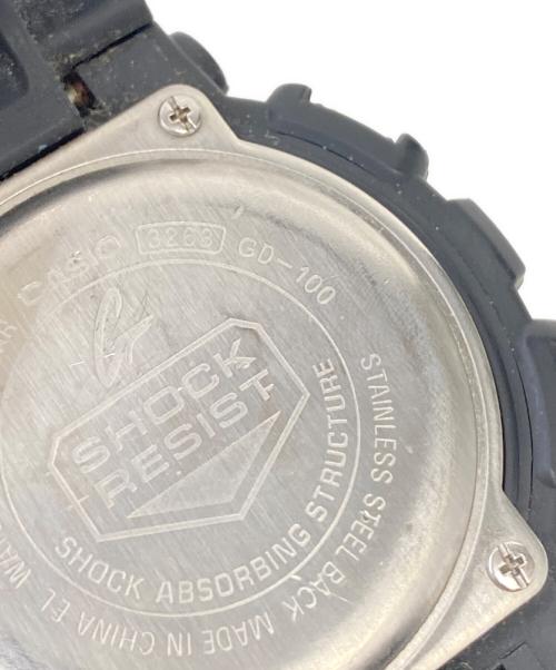 CASIO（カシオ）CASIO (カシオ) G-SHOCK　	GD-100　デジタルウォッチ ブラックの古着・服飾アイテム