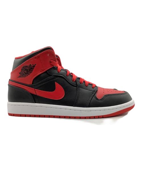 NIKE（ナイキ）NIKE (ナイキ) AIR JORDAN1 MID ブラック×レッド サイズ:26cmの古着・服飾アイテム