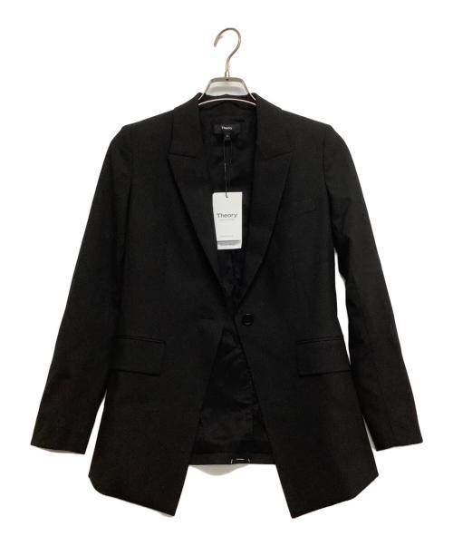 theory（セオリー）theory (セオリー) テーラードジャケット ブラック 未使用品の古着・服飾アイテム