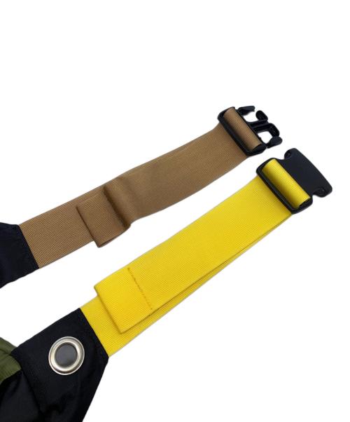 MARNI（マルニ）MARNI (マルニ) PORTER (ポーター) ボディバッグ グリーン×ブラック×イエローの古着・服飾アイテム