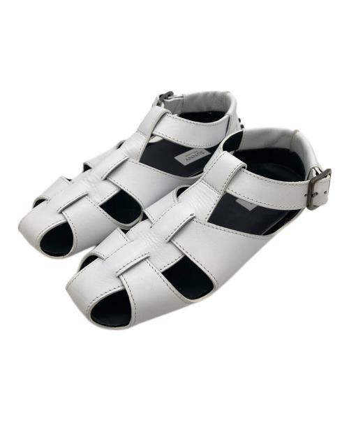 SUNNY PELLICO（サニーペリコー）SUNNY PELLICO (サニーペリコー) グルカサンダル ホワイト サイズ:36の古着・服飾アイテム