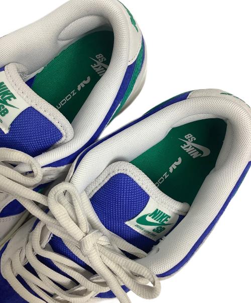 NIKE SB（ナイキエスビー）NIKE SB (ナイキエスビー) スニーカー ホワイト×ブルー×グリーン サイズ:28cmの古着・服飾アイテム
