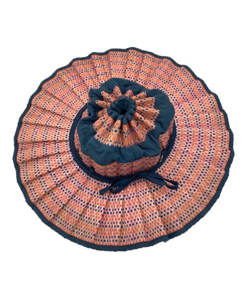 Lorna Murray（ローナマーレイ）LORNA MURRAY (ローナマーレイ) バミューダ ブルー カプリチャイルド ハット ピンク サイズ:Mの古着・服飾アイテム