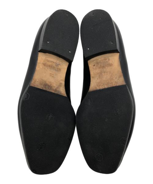 PRADA（プラダ）PRADA (プラダ) ローファー ブラック サイズ:SIZE 23cmの古着・服飾アイテム