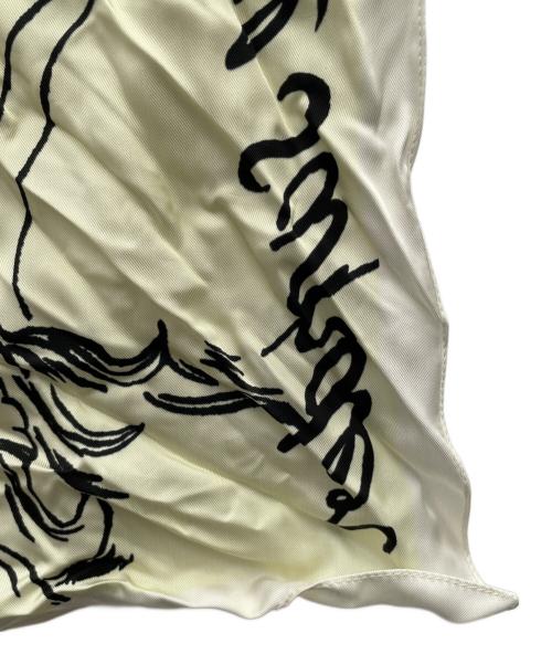 JIL SANDER（ジルサンダー）JIL SANDER (ジルサンダー) 総柄スカーフ イエローの古着・服飾アイテム