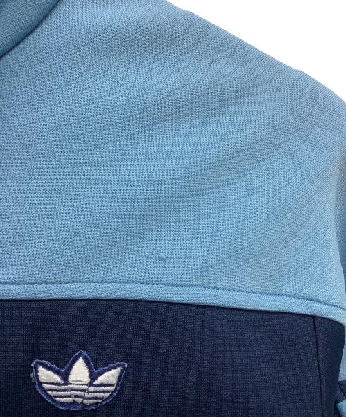 adidas（アディダス）adidas (アディダス) トラックジャケット スカイブルー×ネイビー サイズ:3の古着・服飾アイテム