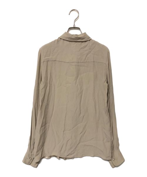 Chloe（クロエ）Chloe (クロエ) シルクボウタイブラウス ブラウン サイズ:36の古着・服飾アイテム