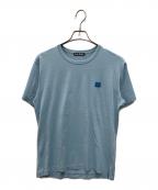 Acne studiosアクネ ストゥディオス）の古着「フェイスパッチTシャツ」｜スカイブルー