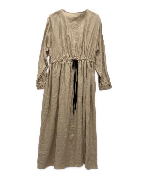 Samansa Mos2（サマンサモスモス）Samansa Mos2 (サマンサモスモス) バックリボンウエストギャザーワンピース ブラウン サイズ:Free 未使用品の古着・服飾アイテム