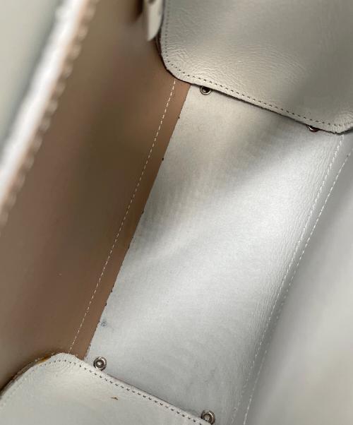 ZATCHELS（ザッチェルズ）ZATCHELS (ザッチェルズ) シュガーキューブショルダーバッグ ベージュの古着・服飾アイテム