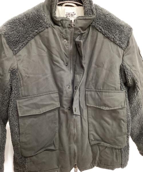 SToL（ストル）SToL (ストル) M-65ブルゾン グレー サイズ:Sの古着・服飾アイテム
