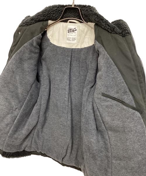SToL（ストル）SToL (ストル) M-65ブルゾン グレー サイズ:Sの古着・服飾アイテム