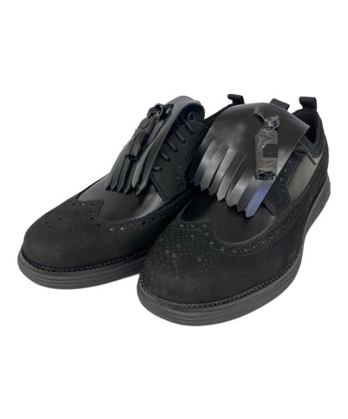 COLE HAAN（コールハーン）COLE HAAN (コールハーン) atmos (アトモス) ウィングチップシューズ ブラック サイズ:10Mの古着・服飾アイテム
