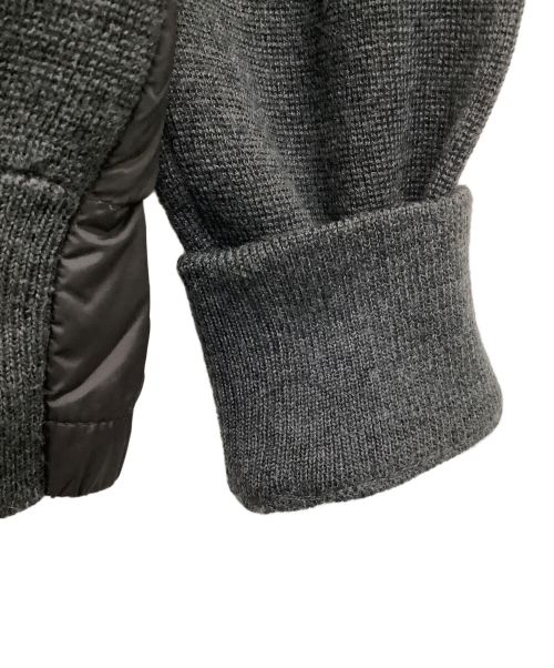 MONCLER（モンクレール）MONCLER (モンクレール) MAGLIONE TRICOT CARDIGAN グレー サイズ:SIZE Mの古着・服飾アイテム