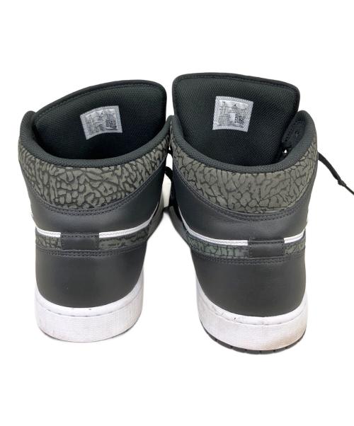NIKE（ナイキ）NIKE (ナイキ) AIR JORDAN 1 MID SE(ジョーダンワン） ELEPHANT ブラック サイズ:US12の古着・服飾アイテム