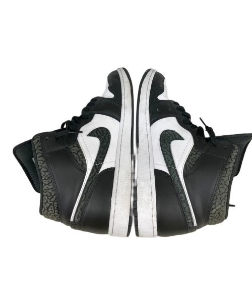 NIKE（ナイキ）NIKE (ナイキ) AIR JORDAN 1 MID SE(ジョーダンワン） ELEPHANT ブラック サイズ:US12の古着・服飾アイテム