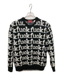 SUPREME（シュプリーム）の古着「F WORD SWEATER」｜ブラック×ホワイト