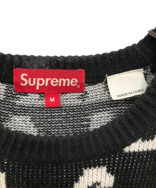 SUPREME（シュプリーム）SUPREME (シュプリーム) F WORD SWEATER ブラック×ホワイト サイズ:Mの古着・服飾アイテム