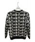 SUPREME (シュプリーム) F WORD SWEATER ブラック×ホワイト サイズ:M：7000円