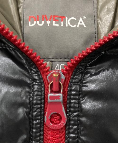 DUVETICA（デュベティカ）DUVETICA (デュベティカ) ACEダウンコート ブラック×レッド サイズ:SIZE 40の古着・服飾アイテム