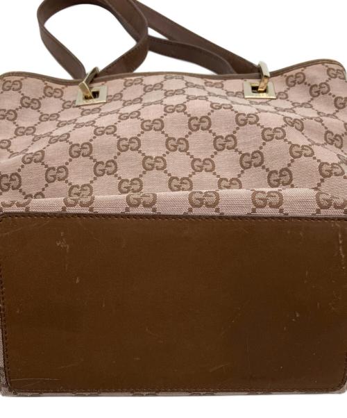 GUCCI（グッチ）GUCCI (グッチ) GG ピンク×ブラウンの古着・服飾アイテム