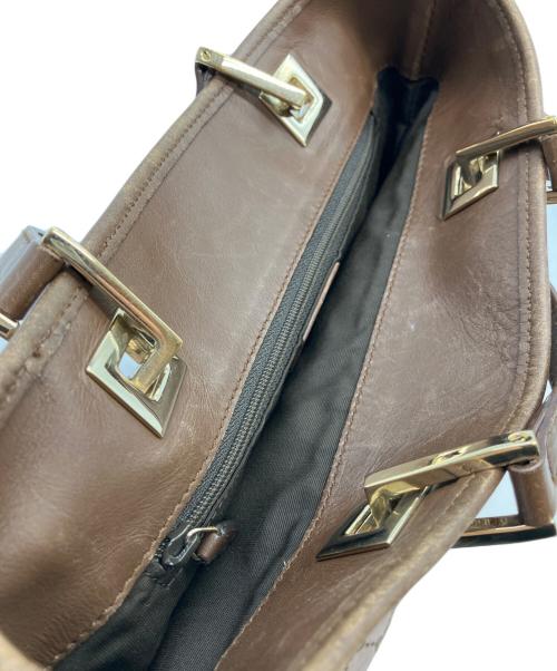 GUCCI（グッチ）GUCCI (グッチ) GG ピンク×ブラウンの古着・服飾アイテム