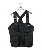 X-LARGE×PRETTY BOY GEARエクストララージ×プリティーボーイギア）の古着「チェストリグベスト」｜ブラック