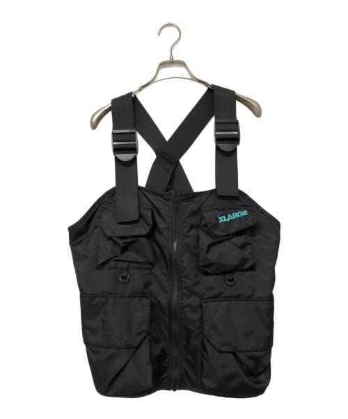 X-LARGE（エクストララージ）X-LARGE (エクストララージ) Pretty Boy Gear (プリティーボーイギア) チェストリグベスト ブラック サイズ:Freeの古着・服飾アイテム