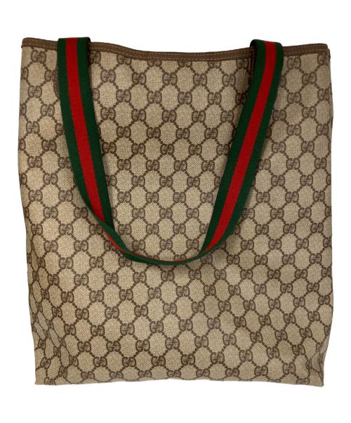 GUCCI（グッチ）GUCCI (グッチ) OLD GUCCI　シェリーライン ベージュの古着・服飾アイテム