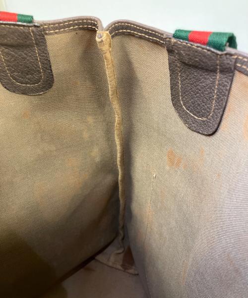 GUCCI（グッチ）GUCCI (グッチ) OLD GUCCI　シェリーライン ベージュの古着・服飾アイテム