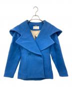 Chloeクロエ）の古着「ベルテッドショートコート」｜ブルー