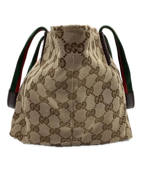 GUCCI（グッチ）GUCCI (グッチ) ハンドバッグ ベージュの古着・服飾アイテム