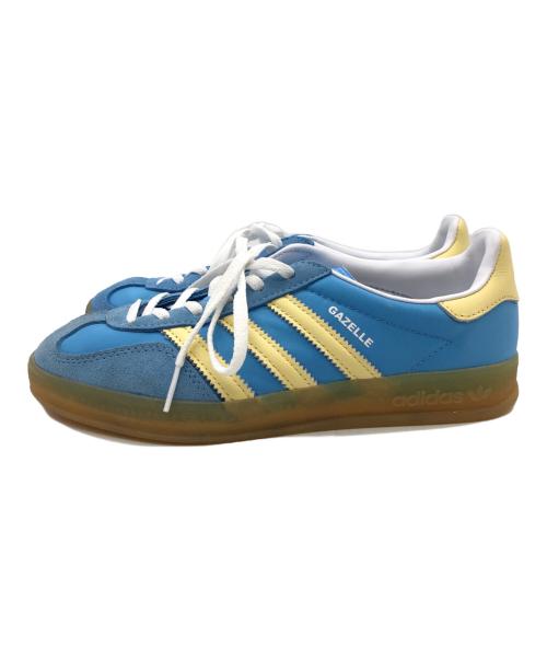 adidas Originals（アディダスオリジナル）adidas originals (アディダスオリジナル) Gazelle Indoor セミブルーバースト×オールモストイエロー サイズ:23の古着・服飾アイテム
