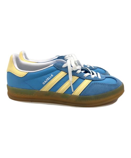 adidas Originals（アディダスオリジナル）adidas originals (アディダスオリジナル) Gazelle Indoor セミブルーバースト×オールモストイエロー サイズ:23の古着・服飾アイテム