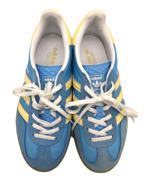 adidas Originals（アディダスオリジナル）adidas originals (アディダスオリジナル) Gazelle Indoor セミブルーバースト×オールモストイエロー サイズ:23の古着・服飾アイテム