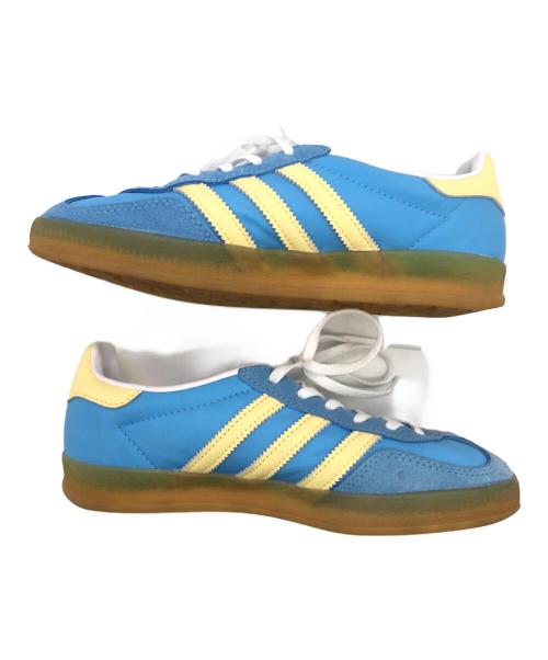 adidas Originals（アディダスオリジナル）adidas originals (アディダスオリジナル) Gazelle Indoor セミブルーバースト×オールモストイエロー サイズ:23の古着・服飾アイテム