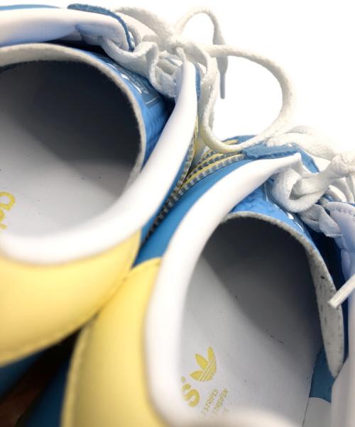 adidas Originals（アディダスオリジナル）adidas originals (アディダスオリジナル) Gazelle Indoor セミブルーバースト×オールモストイエロー サイズ:23の古着・服飾アイテム