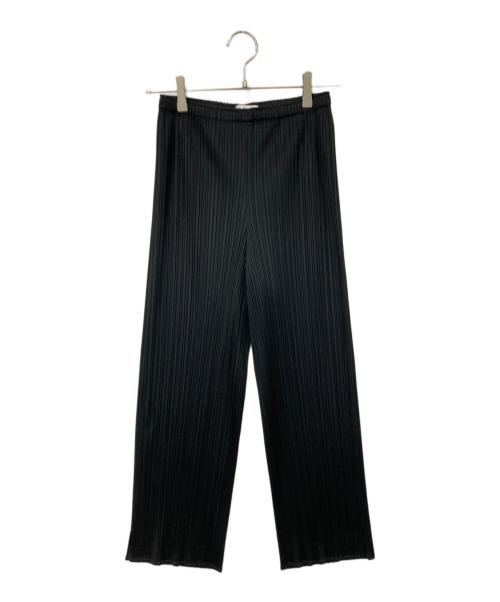 PLEATS PLEASE（プリーツプリーズ）PLEATS PLEASE (プリーツプリーズ) プリーツパンツ ブラック サイズ:SIZE 5の古着・服飾アイテム