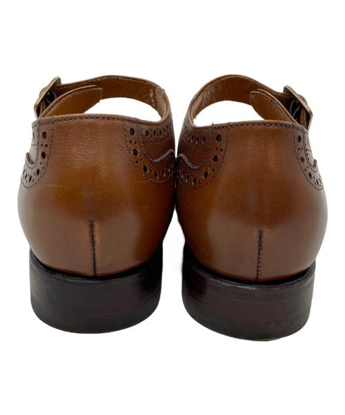 Jalan Sriwijaya（ジャランスリウァヤ）Jalan Sriwijaya (ジャランスリウァヤ) ウイングチップローファー ブラウン サイズ:24.5cmの古着・服飾アイテム