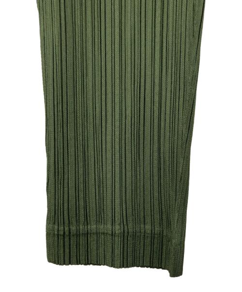 PLEATS PLEASE（プリーツプリーズ）PLEATS PLEASE (プリーツプリーズ) プリーツパンツ グリーン サイズ:SIZE 2の古着・服飾アイテム