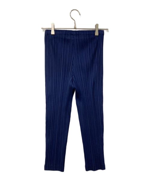 PLEATS PLEASE（プリーツプリーズ）PLEATS PLEASE (プリーツプリーズ) プリーツパンツ ネイビー サイズ:SIZE 2の古着・服飾アイテム
