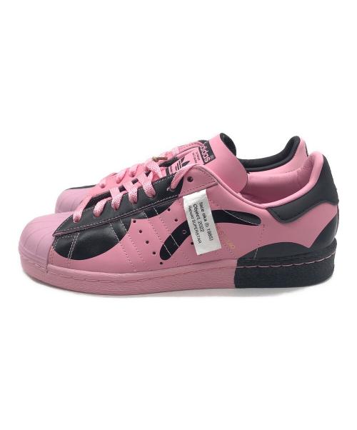 adidas Originals（アディダスオリジナル）adidas originals (アディダスオリジナル) FACE (フェイス) adidas SUPERSTAR 82 FACE(ｱﾃﾞｨﾀﾞｽ ｽｰﾊﾟｰｽﾀｰ 82) ピンク×ブラック サイズ:26.5 未使用品の古着・服飾アイテム