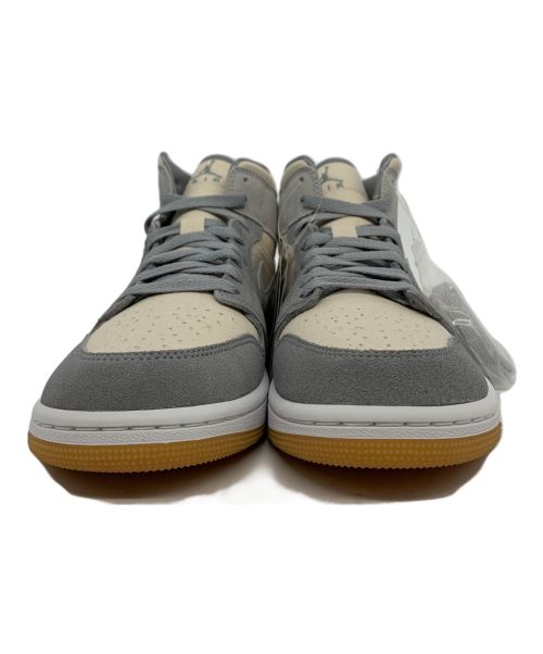 NIKE（ナイキ）NIKE (ナイキ) AIR JORDAN 1 MID SE ココナッツミルク/ココナッツミルク-パーティカルグレー-ホワイト サイズ:26.5 未使用品の古着・服飾アイテム